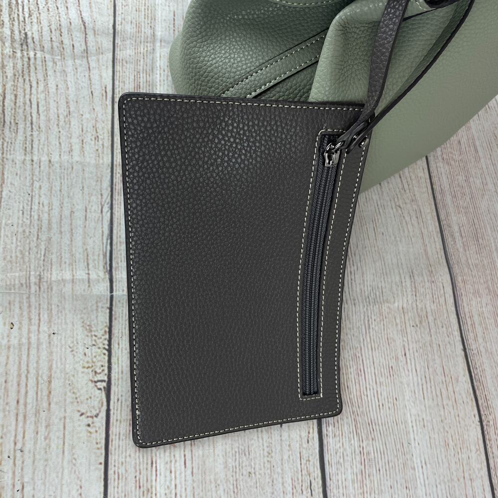 Palla Women's A-Bag Plus Purse Reversible Olive Green Mocha Green - Picture 5 of 10